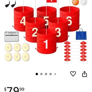 LHPY golf practice yard game 6 hole set